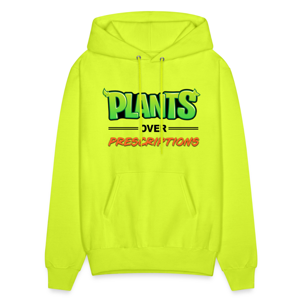 Plants Over Prescriptions Hoodie (unisex yellow) - safety green