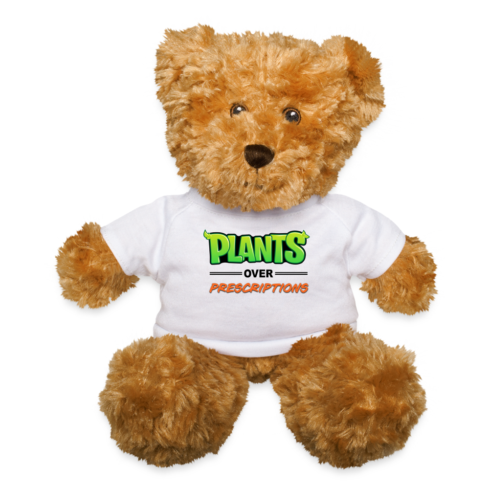 Plants Over Prescriptions Teddy Bear - white