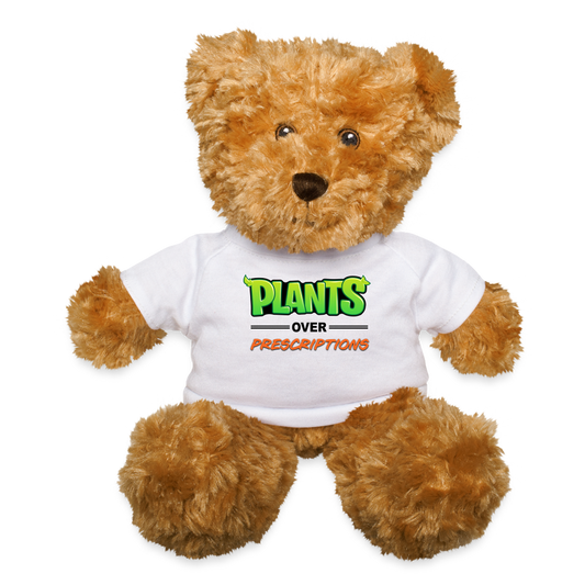 Plants Over Prescriptions Teddy Bear - white